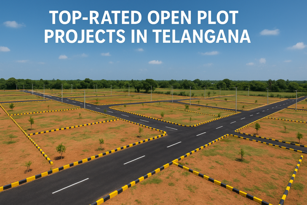 Top-rated open plot projects in Telangana